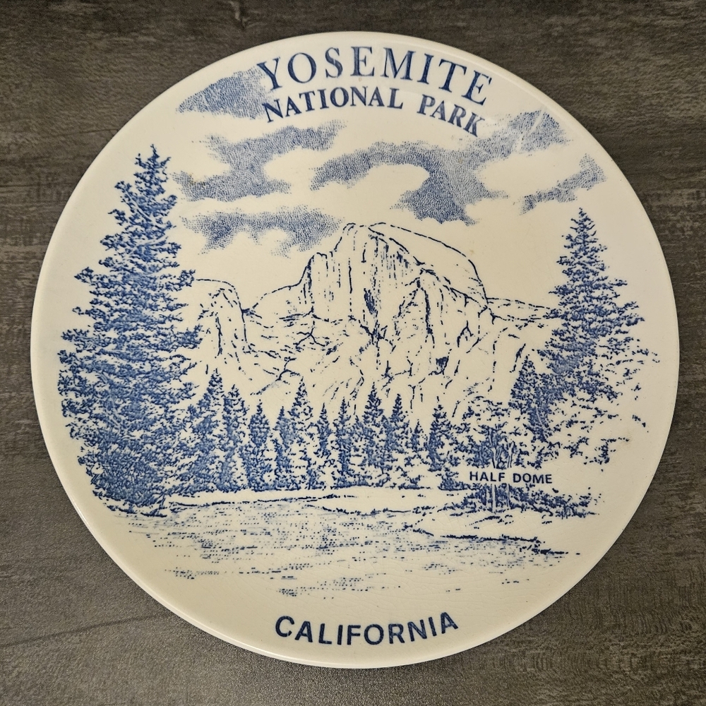Souvenir Plate ft. Yosemite National Park- California